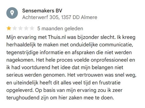 Google over thuis.nl Google over thuis.nl